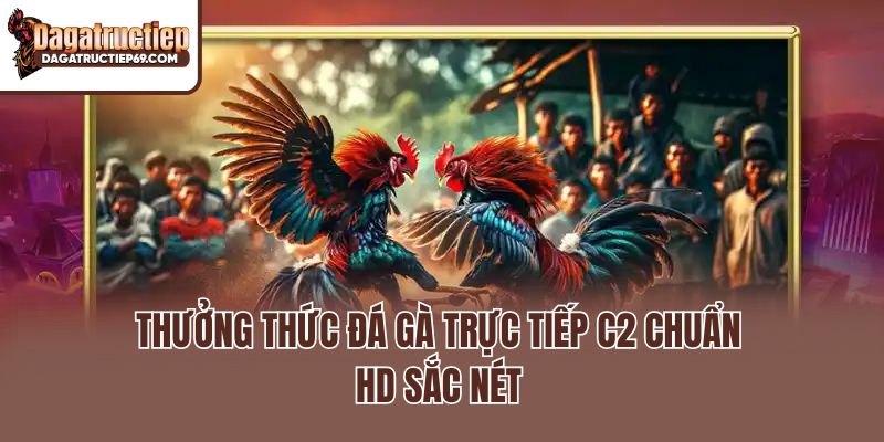Thưởng thức đá gà trực tiếp C2 chuẩn HD sắc nét